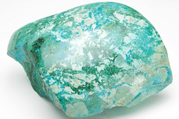 Polished Blue River Chrysocolla Section - Arizona #209556